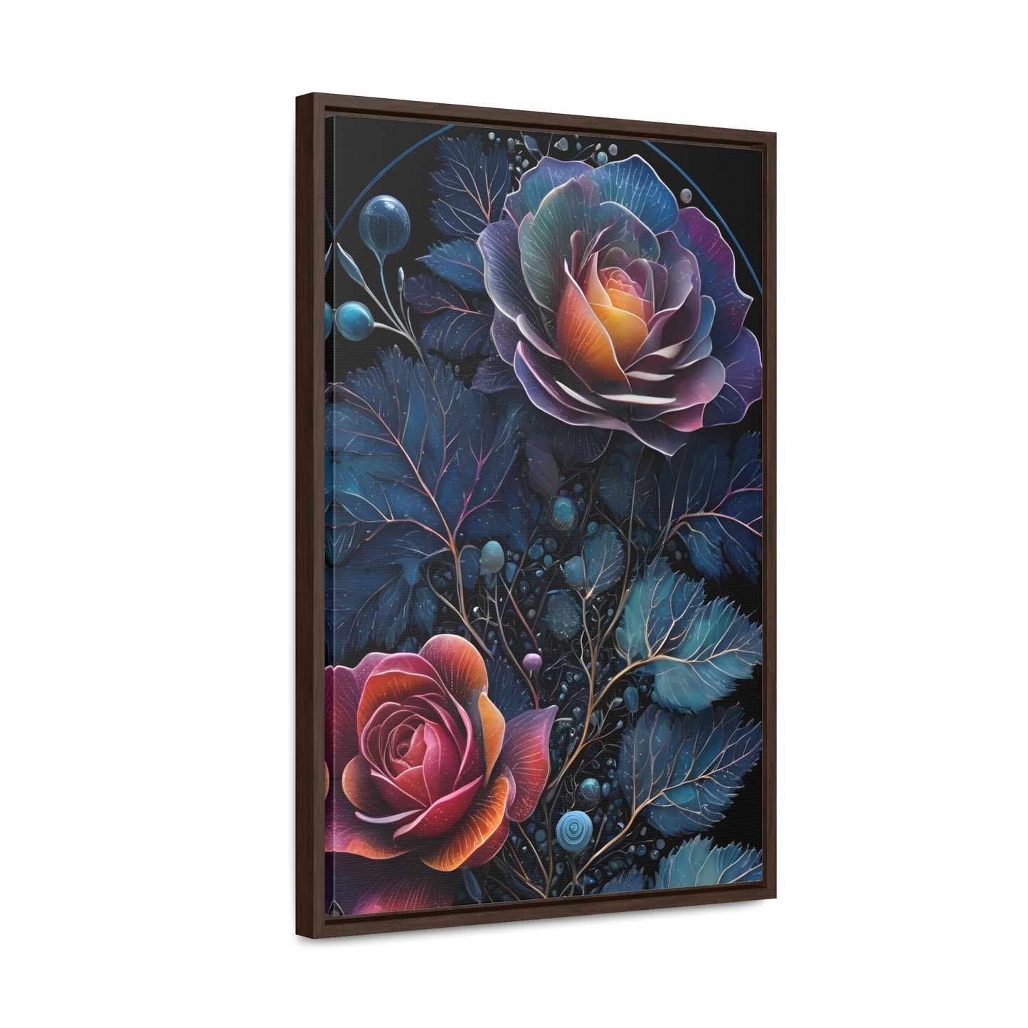 Rosey escapes Gallery Canvas Wraps, Vertical Frame