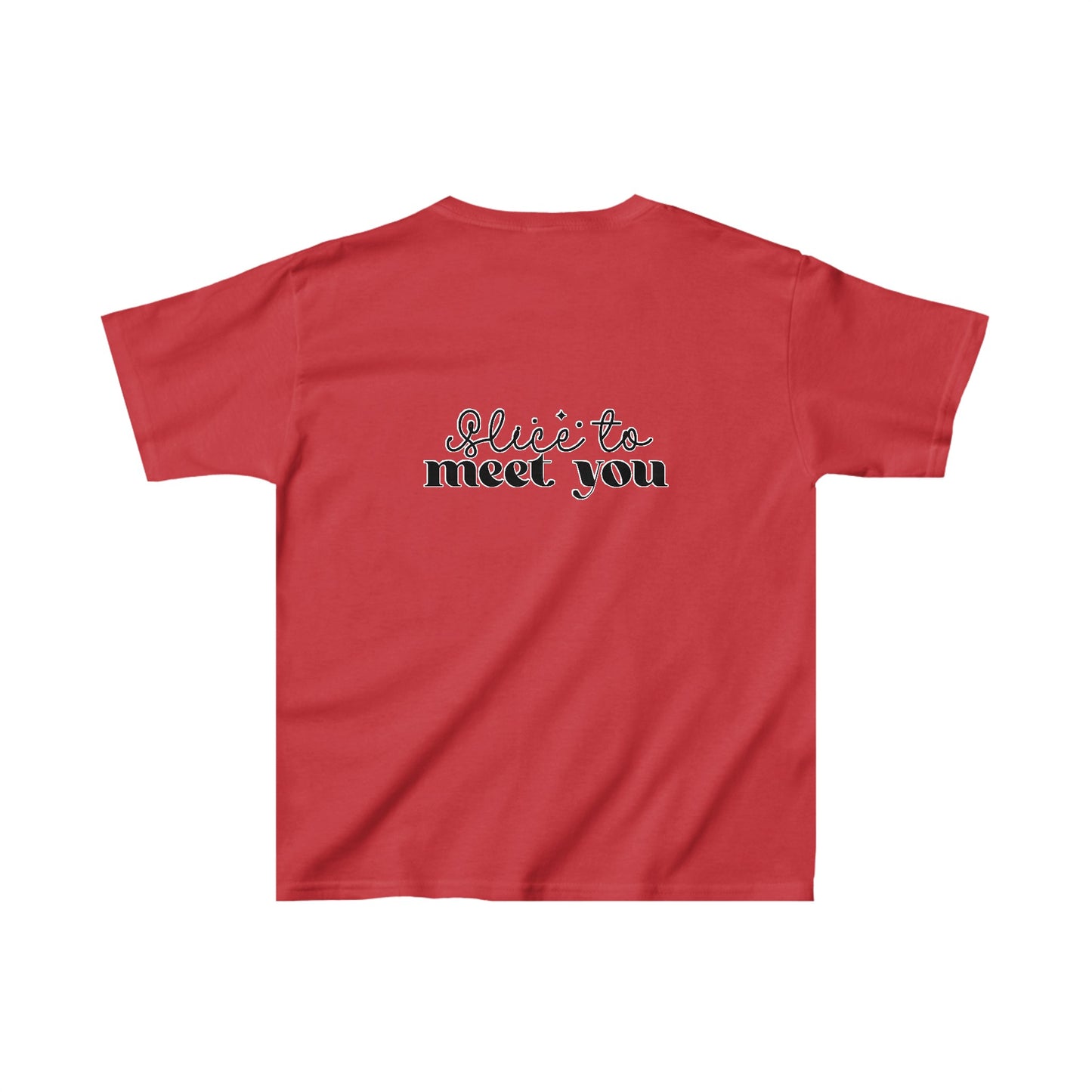 Powered by pizza Kids Heavy Cotton™ Tee