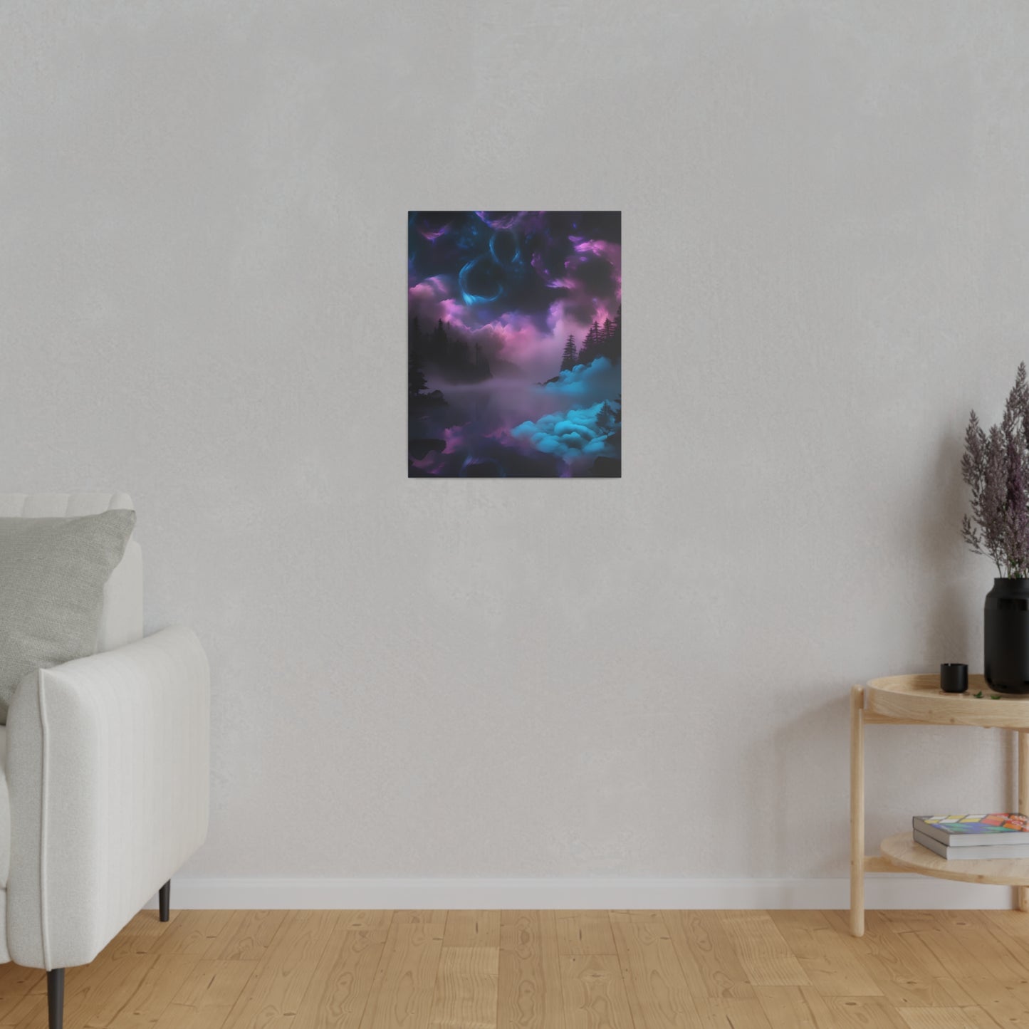 Alcohol ink mystic night Matte Canvas, Stretched, 0.75"