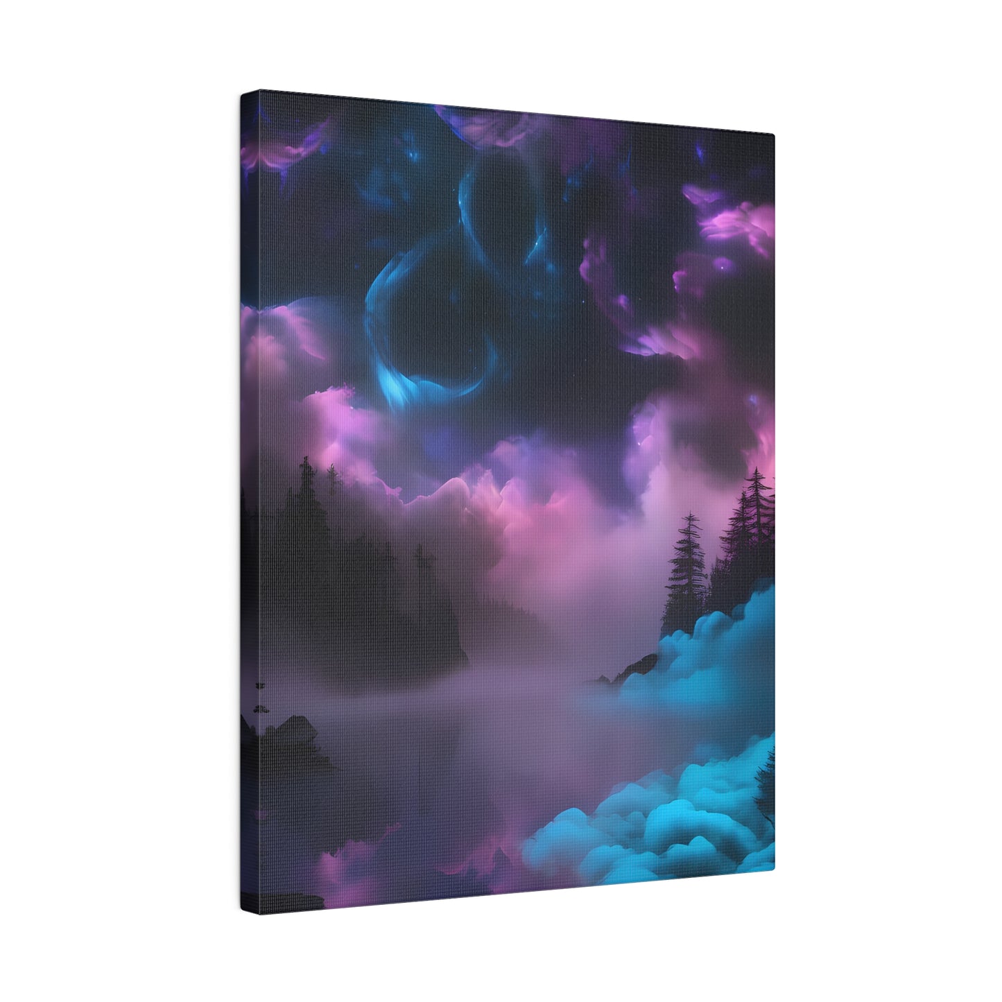 Alcohol ink mystic night Matte Canvas, Stretched, 0.75"