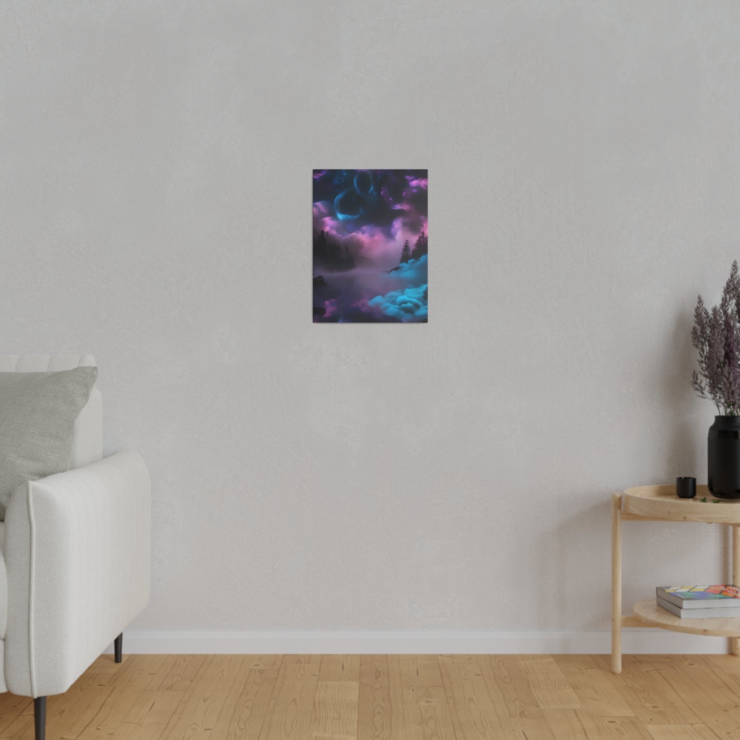 Alcohol ink mystic night Matte Canvas, Stretched, 0.75"