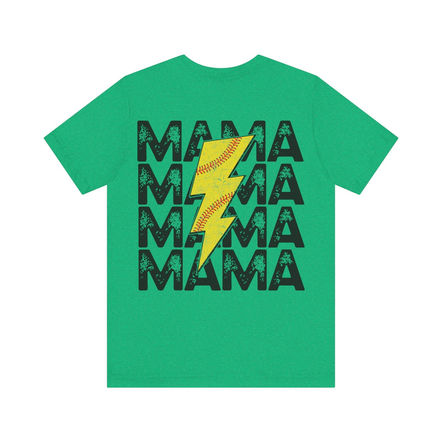Distressed Softball mama Unisex Jersey Short Sleeve Tee