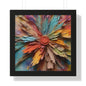 Paper flowers pastel 5 Framed Vertical Poster