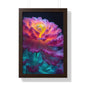 Smokey Peony Framed Vertical Poster