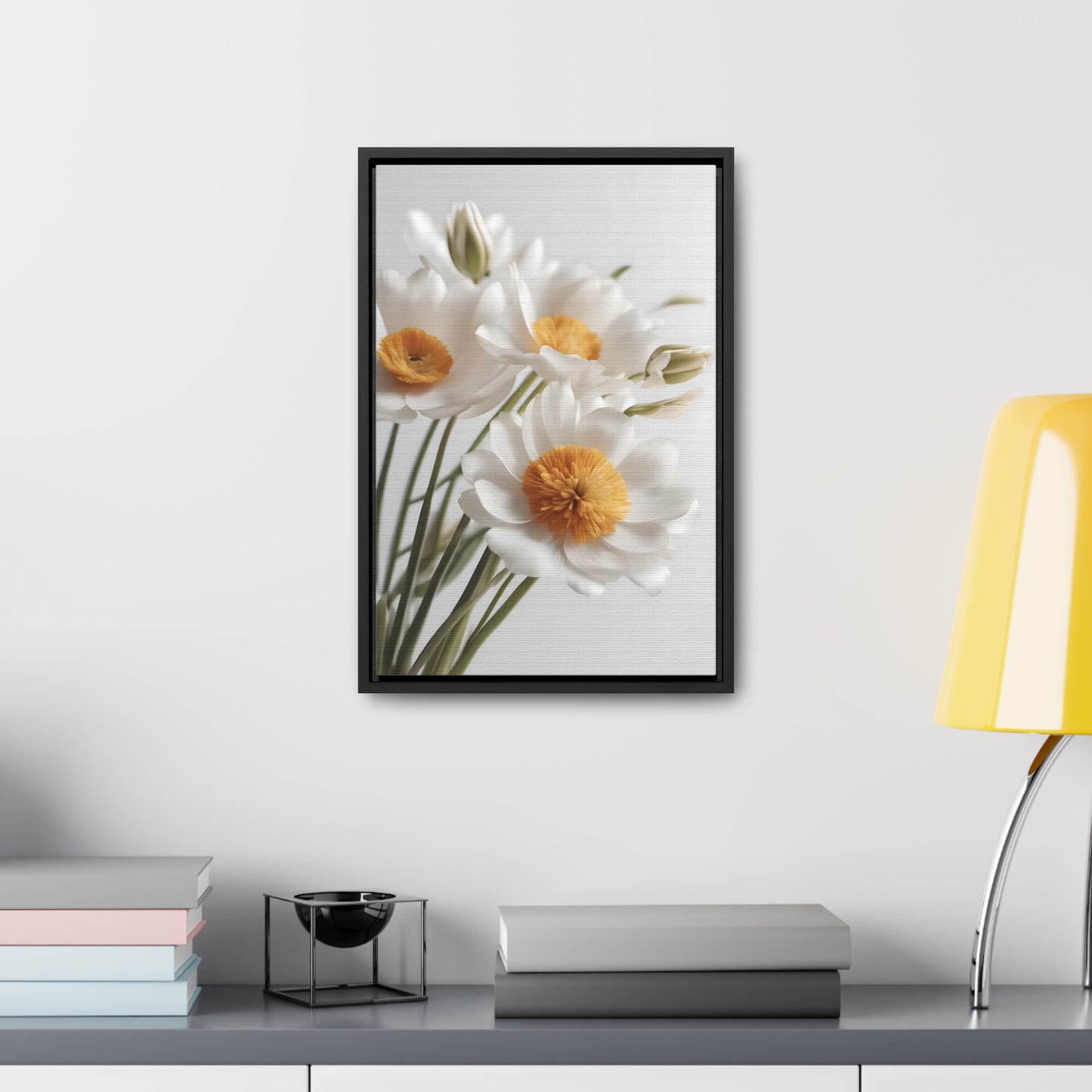 Daisy Gallery Canvas Wraps, Vertical Frame