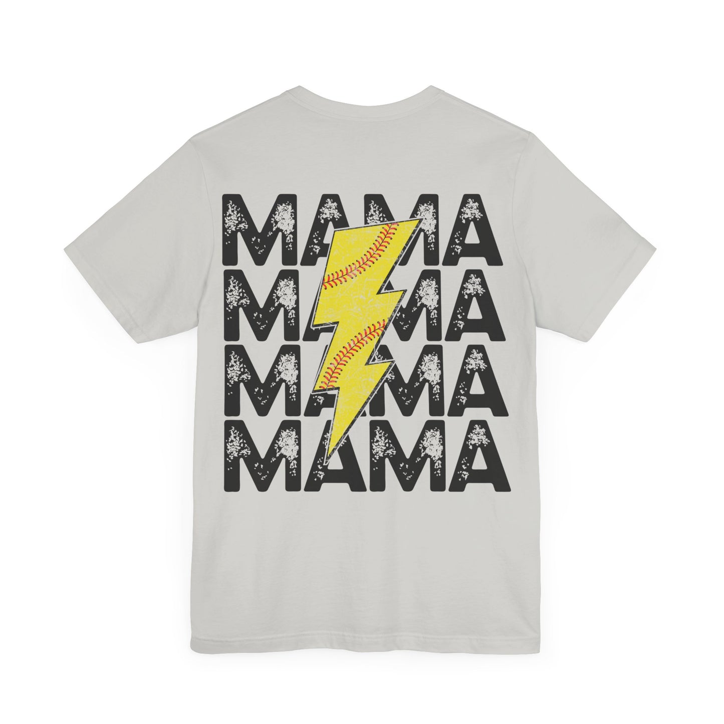 Distressed Softball mama Unisex Jersey Short Sleeve Tee