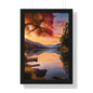 Lake Veiws Framed Vertical Poster