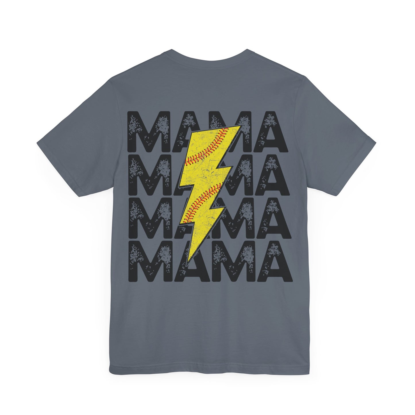 Distressed Softball mama Unisex Jersey Short Sleeve Tee