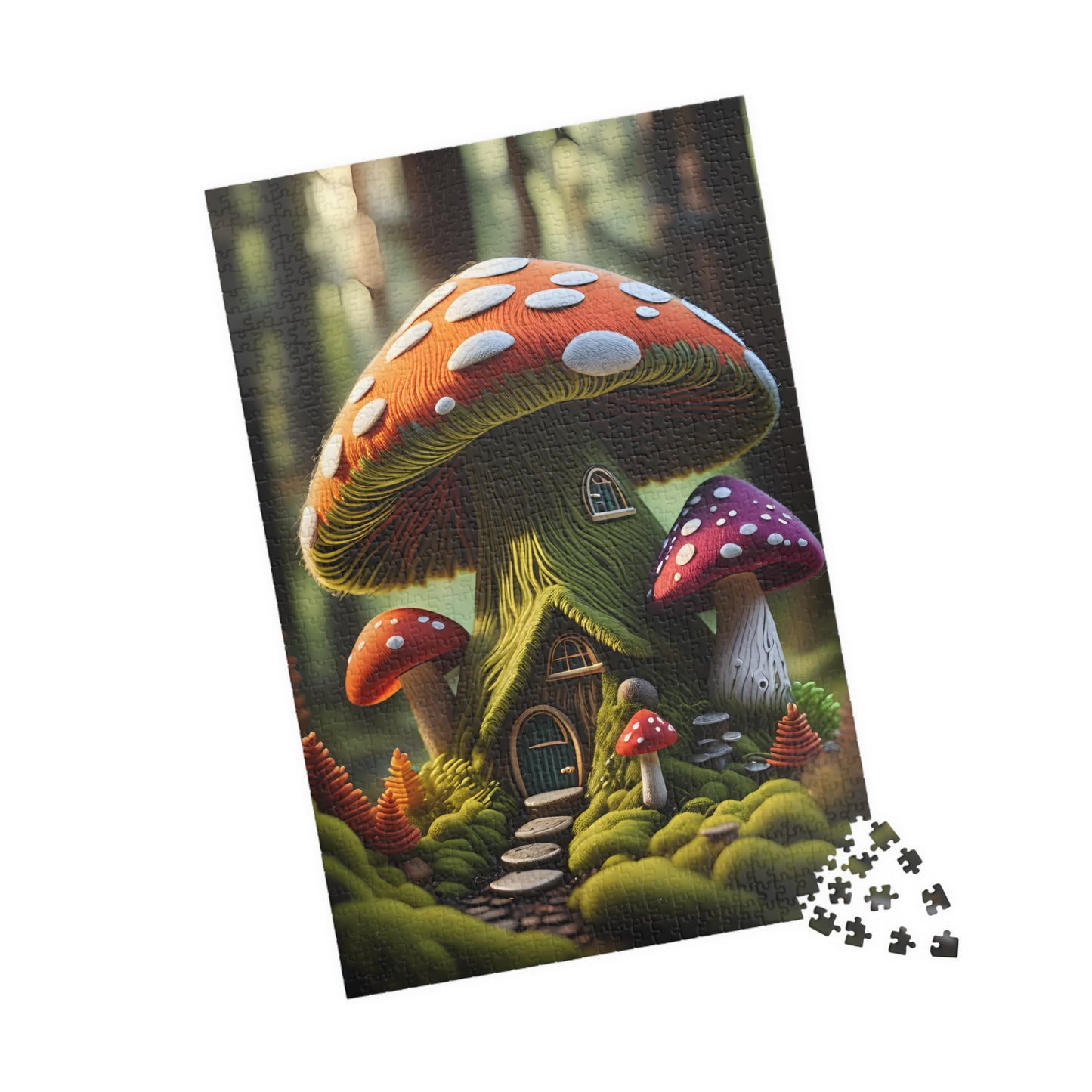 Mushroom cottage Puzzle (110, 252, 520, 1014-piece)