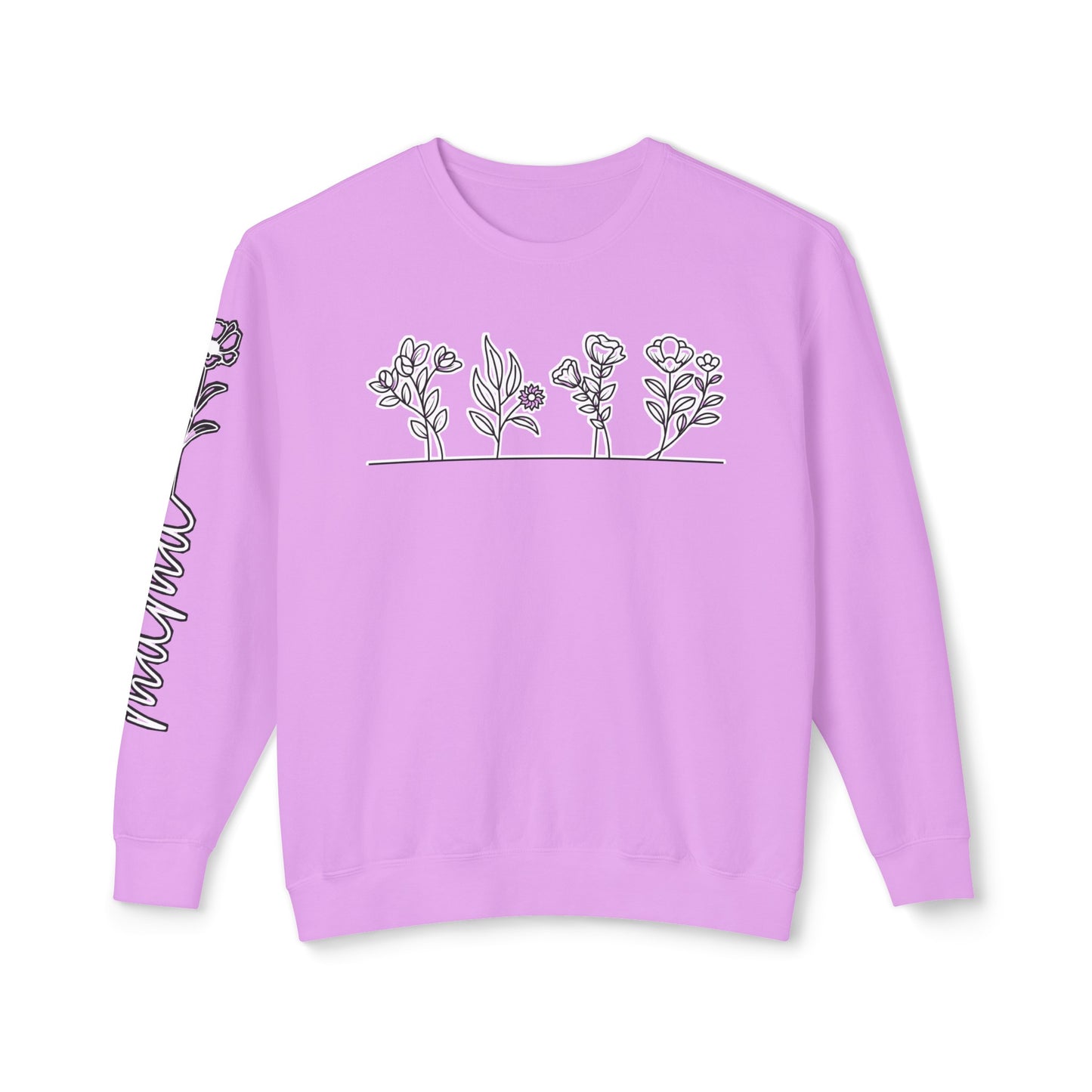 Wildflower Mama Unisex Lightweight Crewneck Sweatshirt