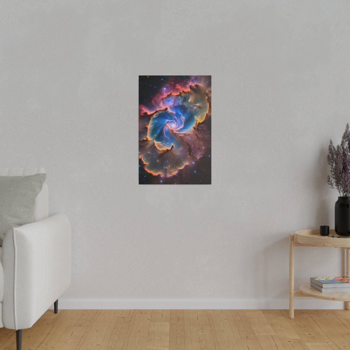 Hubble nebula Matte Canvas, Stretched, 0.75"