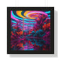 Psychedelic lobby Framed Vertical Poster