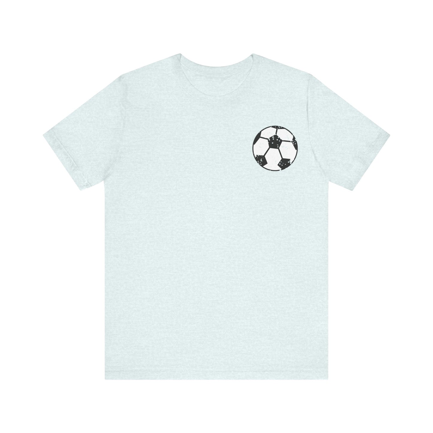 Distressed Soccer mama Unisex Jersey Short Sleeve Tee