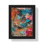 Paper Pastel Flowers 2 Framed Vertical Poster