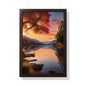 Lake Veiws Framed Vertical Poster