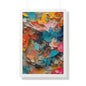 Paper Pastel Flowers 2 Framed Vertical Poster