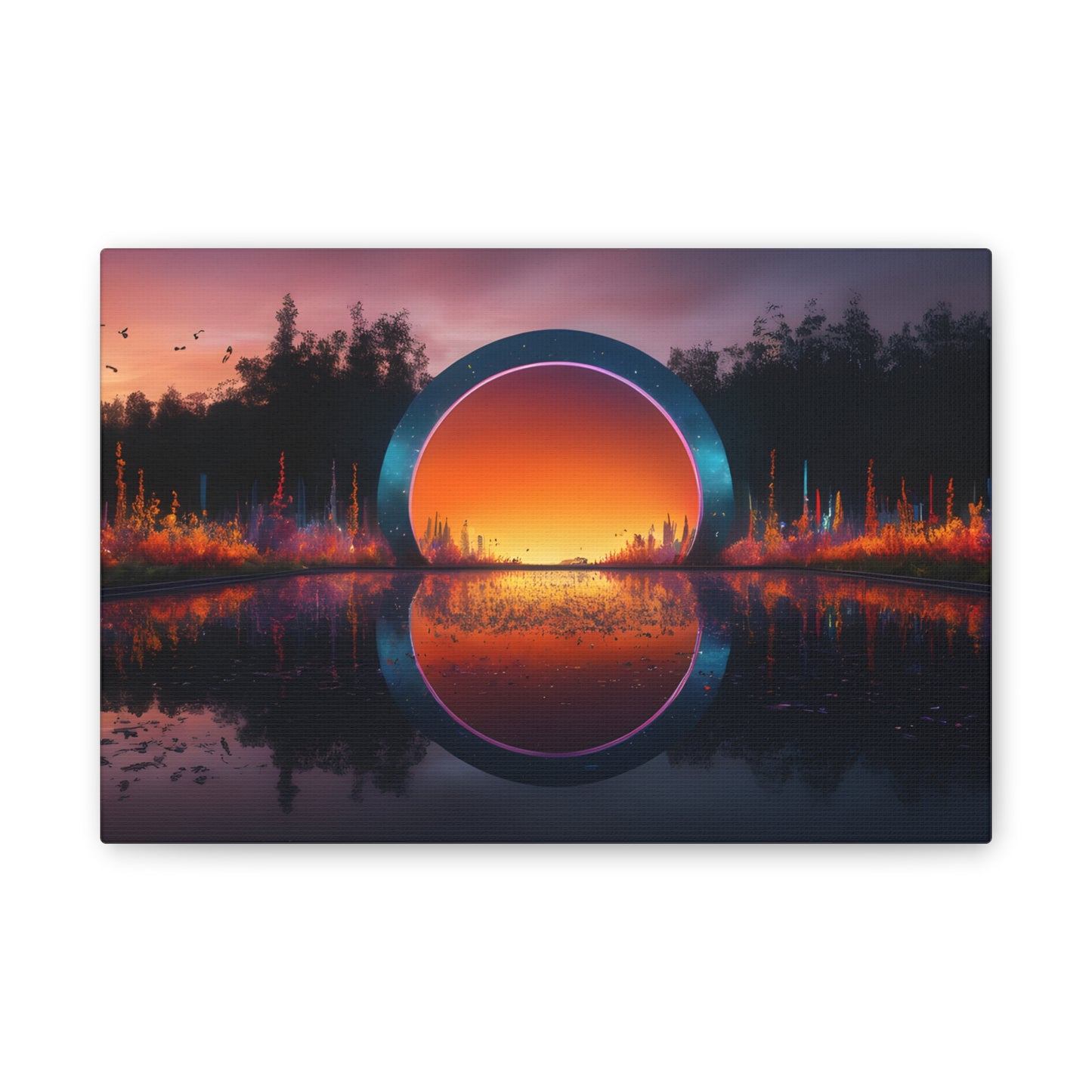 surreal garden vibes Canvas Stretched, 0.75"