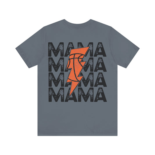 Distressed football mama Unisex Jersey Short Sleeve Tee