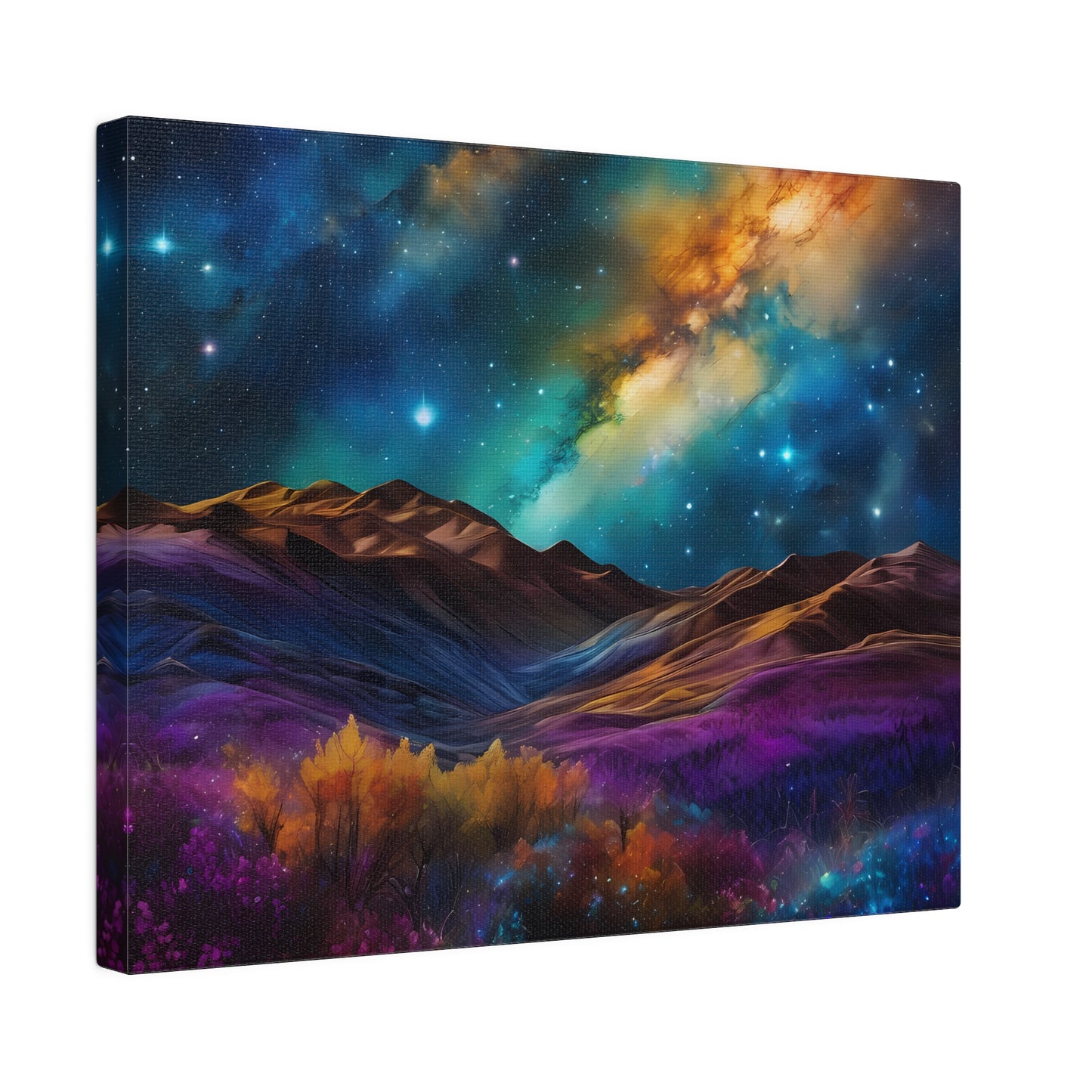 Alcohol ink starry scapes Matte Canvas, Stretched, 0.75"