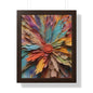 Paper flowers pastel 5 Framed Vertical Poster