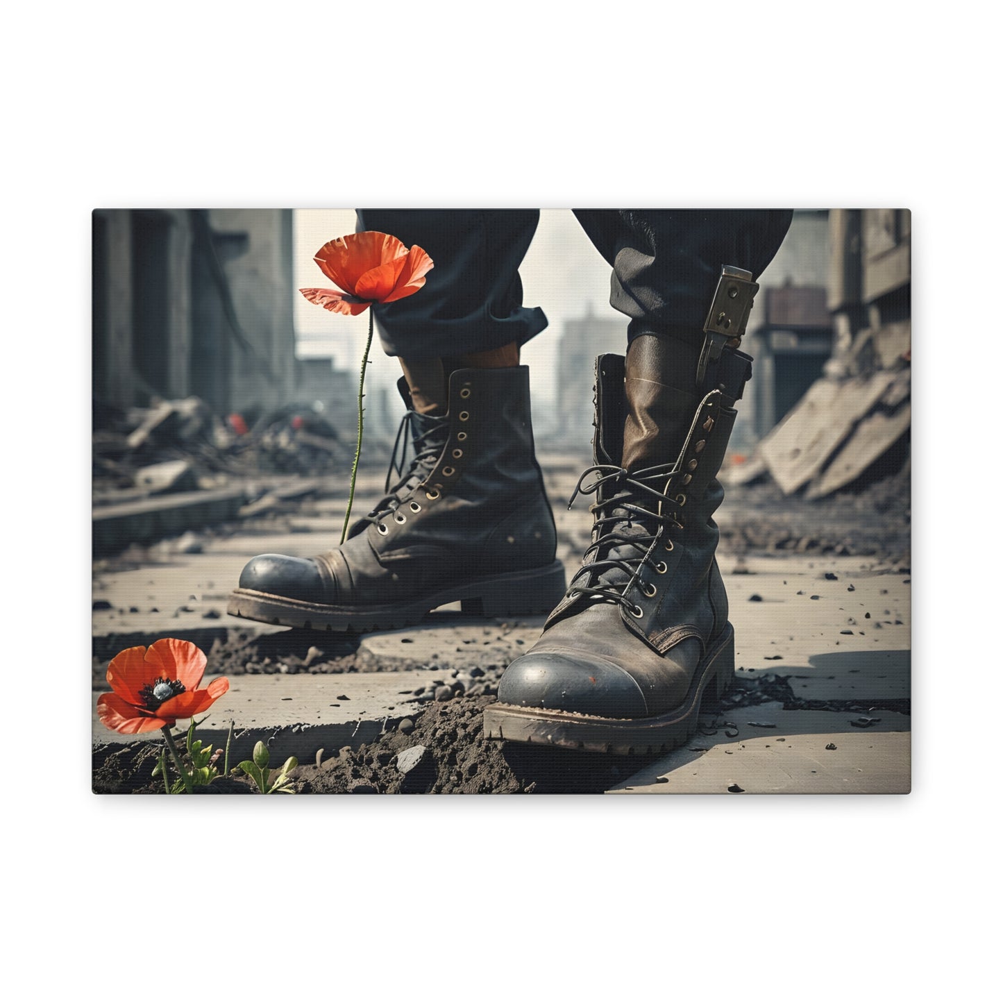 A Poppy for a memory Canvas Stretched, 0.75"