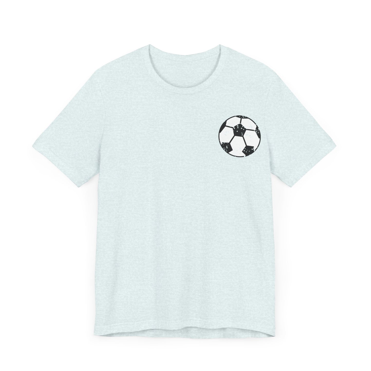 Distressed Soccer mama Unisex Jersey Short Sleeve Tee