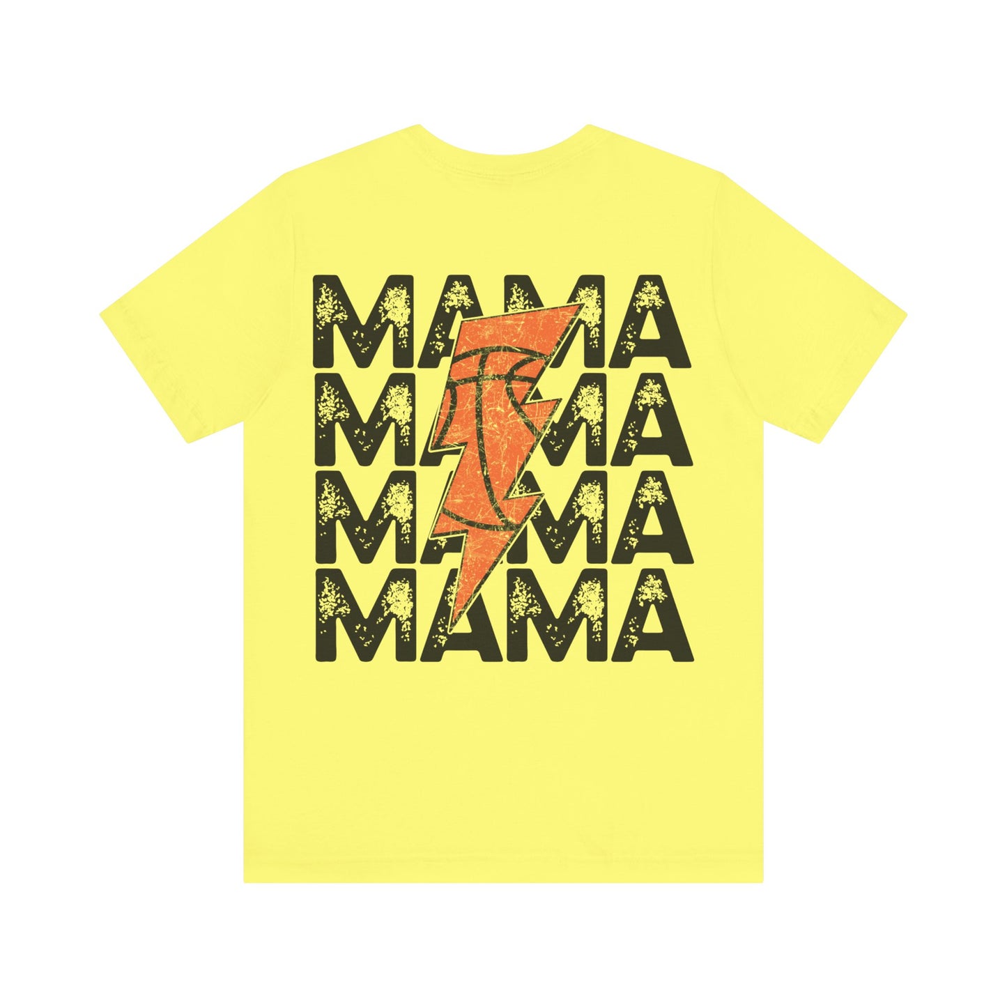 Distressed football mama Unisex Jersey Short Sleeve Tee