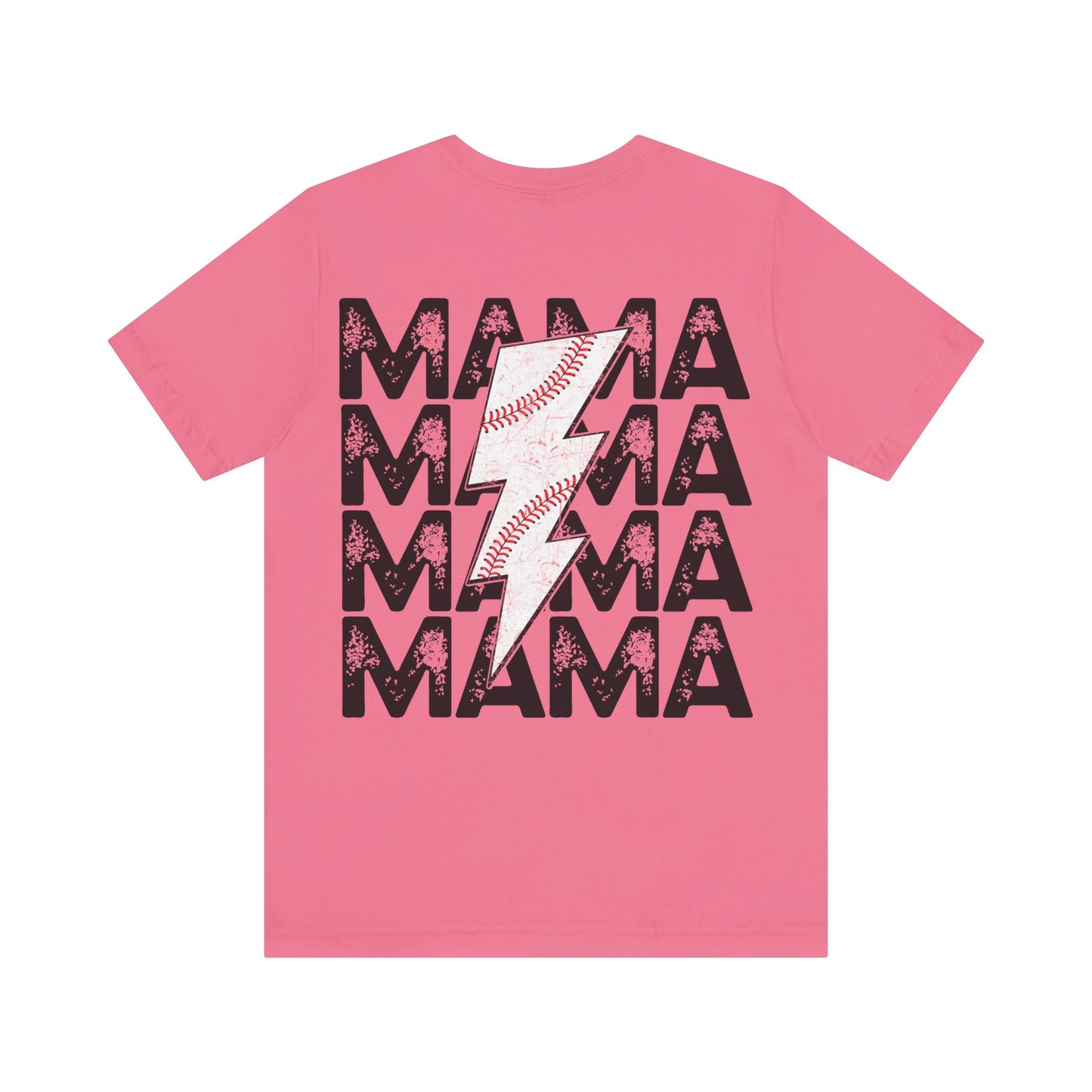 Distressed baseball mama Unisex Jersey Short Sleeve Tee