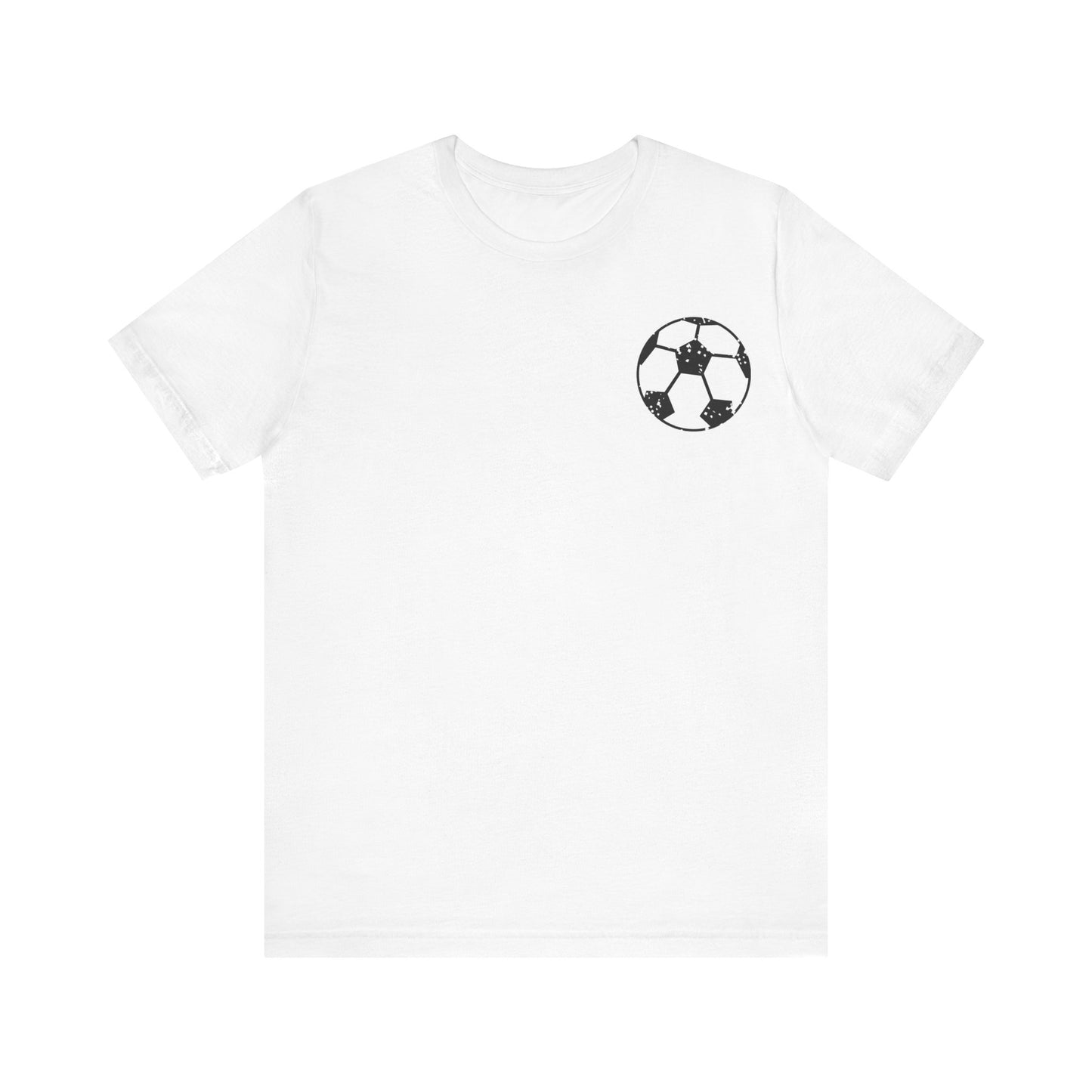 Distressed Soccer mama Unisex Jersey Short Sleeve Tee