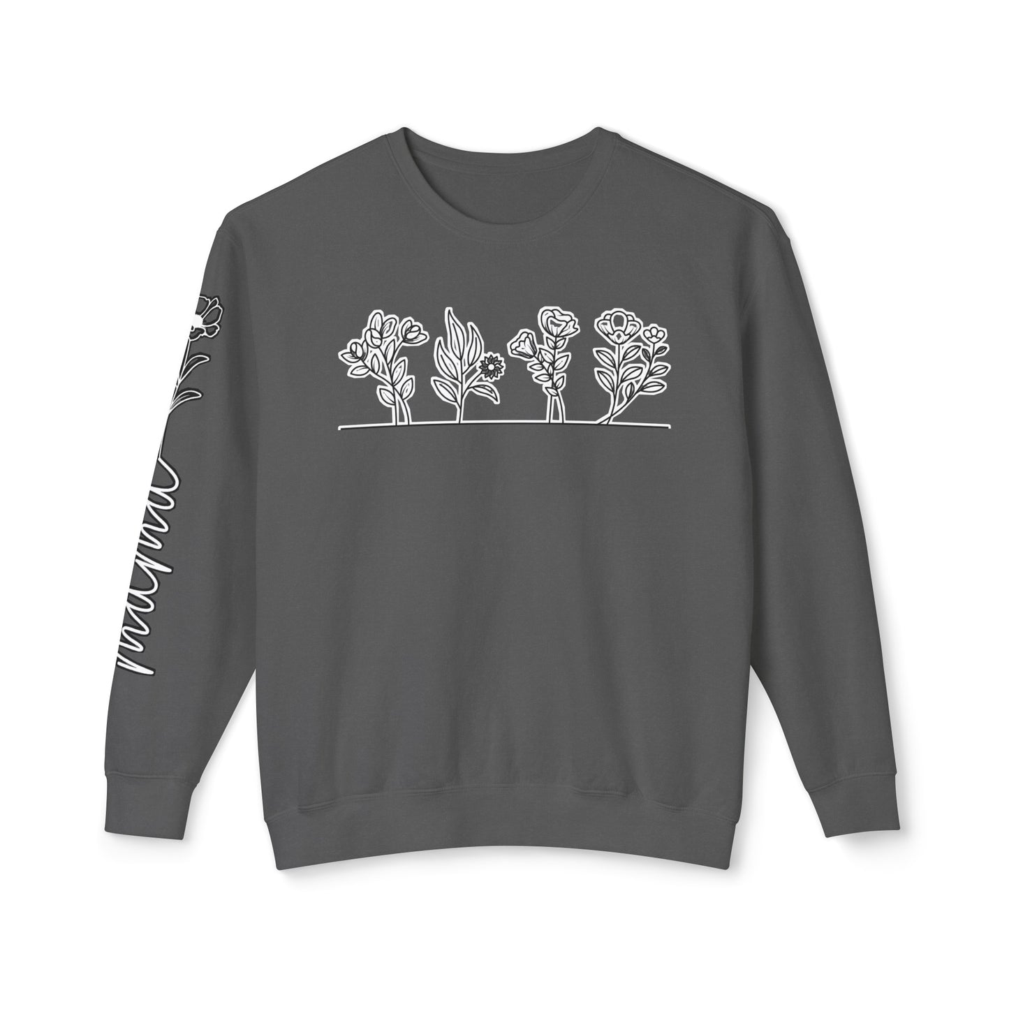 Wildflower Mama Unisex Lightweight Crewneck Sweatshirt