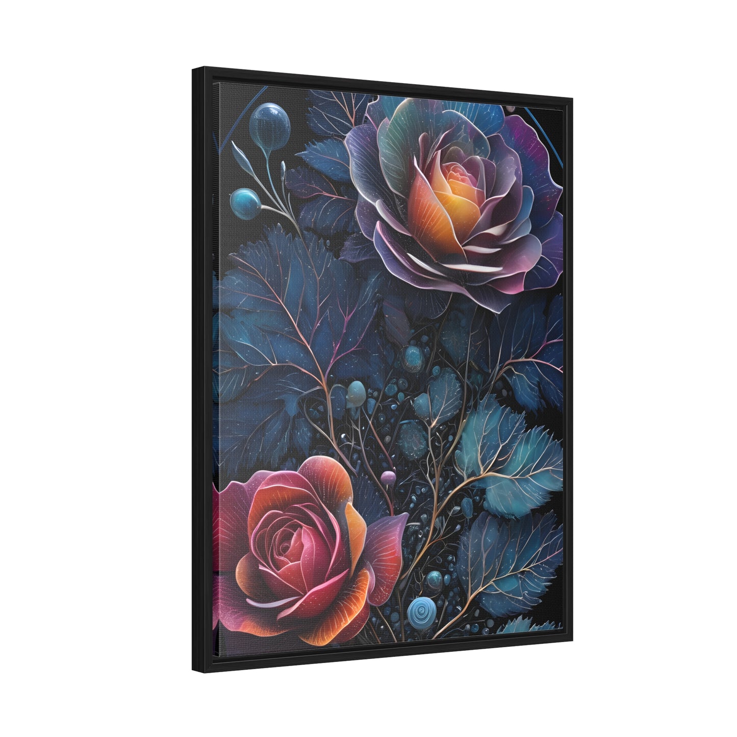 Rosey escapes Gallery Canvas Wraps, Vertical Frame