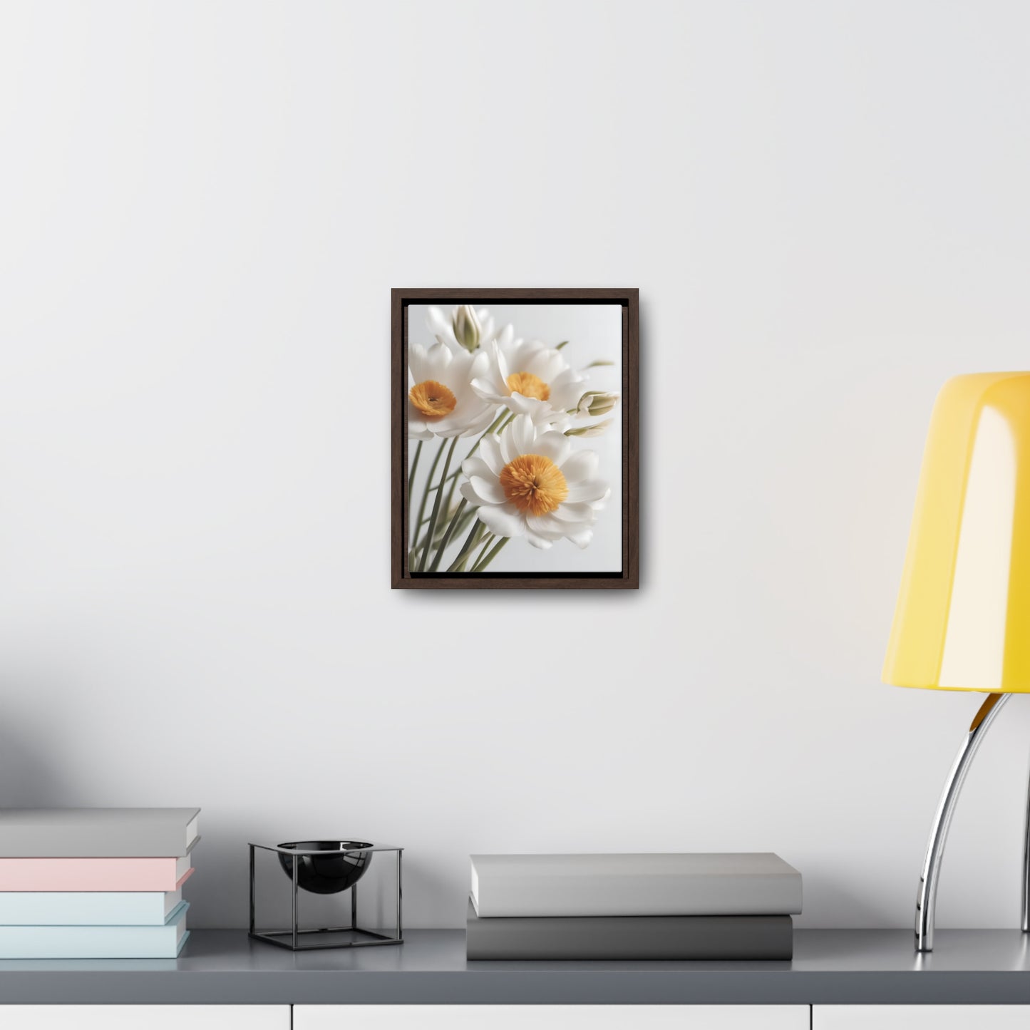 Daisy Gallery Canvas Wraps, Vertical Frame