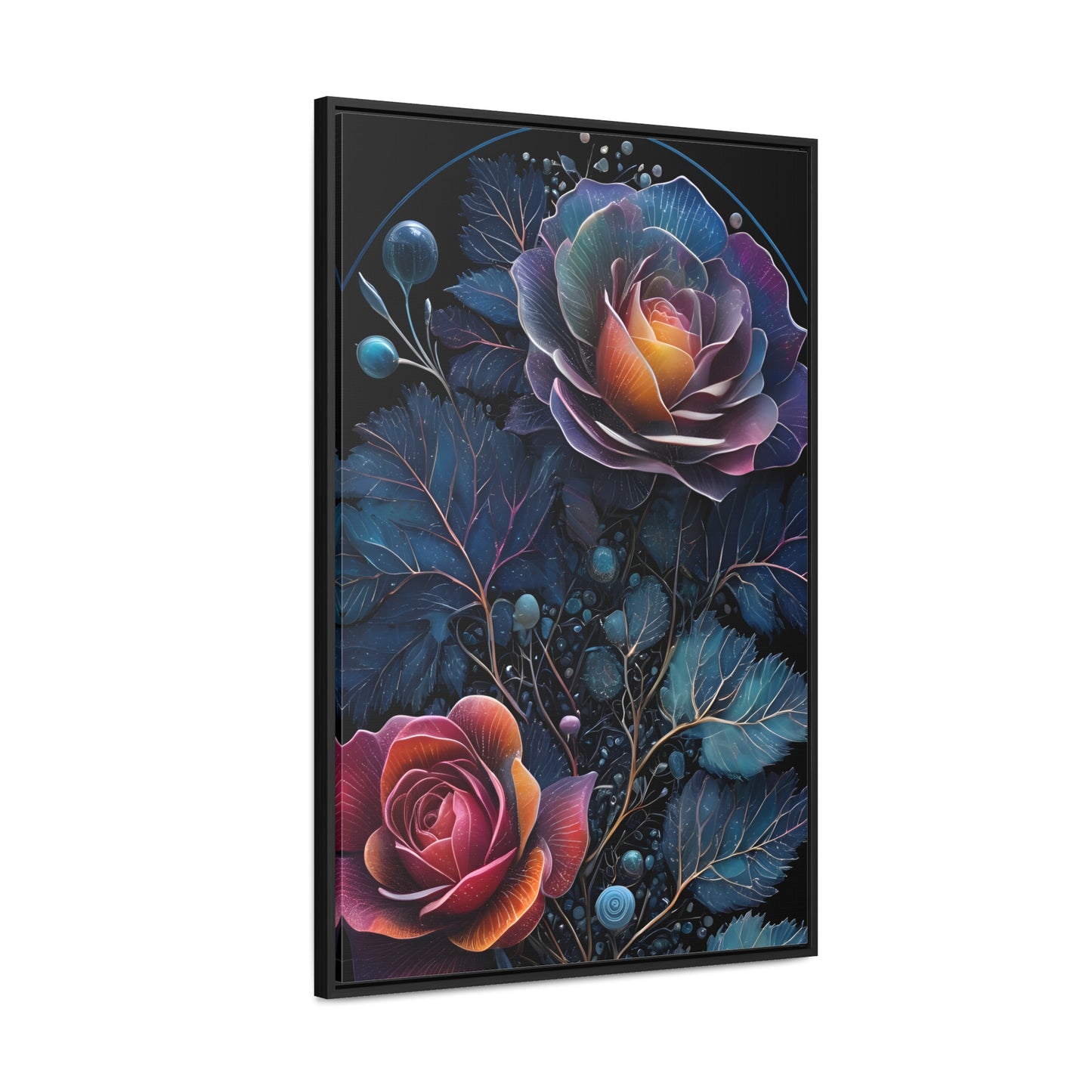 Rosey escapes Gallery Canvas Wraps, Vertical Frame