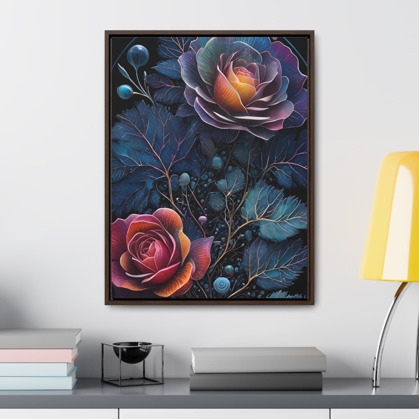 Rosey escapes Gallery Canvas Wraps, Vertical Frame