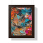 Paper Pastel Flowers 2 Framed Vertical Poster