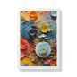 Paper flowers 4 Framed Vertical Poster