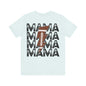 Distressed football mama Unisex Jersey Short Sleeve Tee