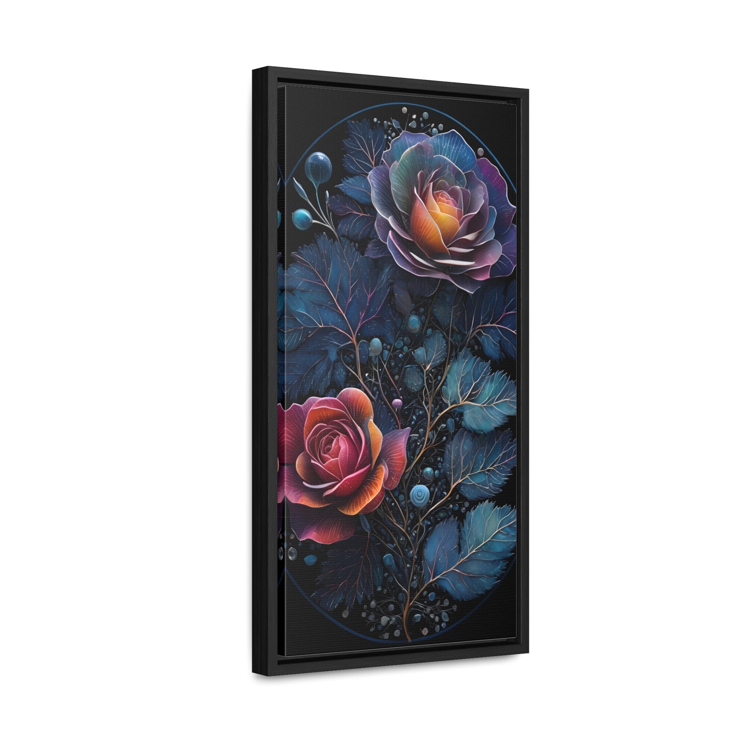 Rosey escapes Gallery Canvas Wraps, Vertical Frame