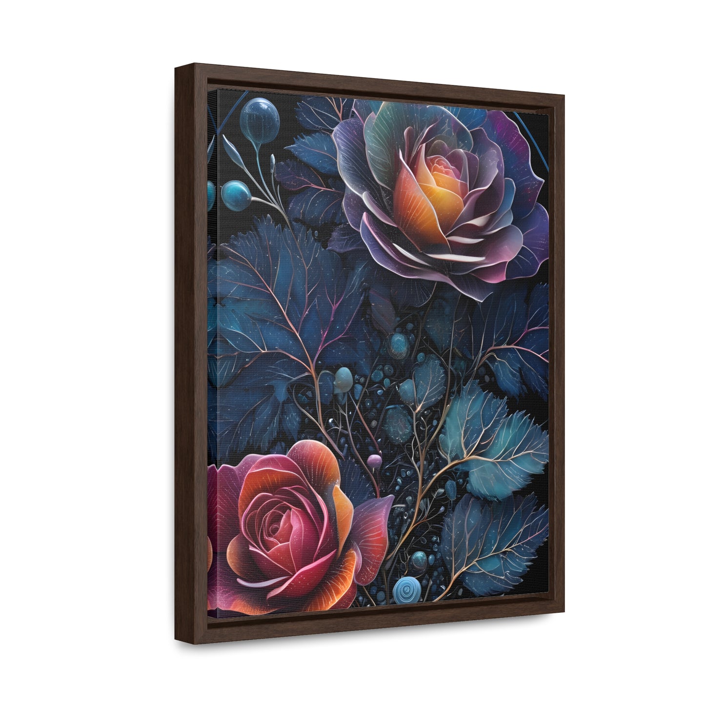 Rosey escapes Gallery Canvas Wraps, Vertical Frame