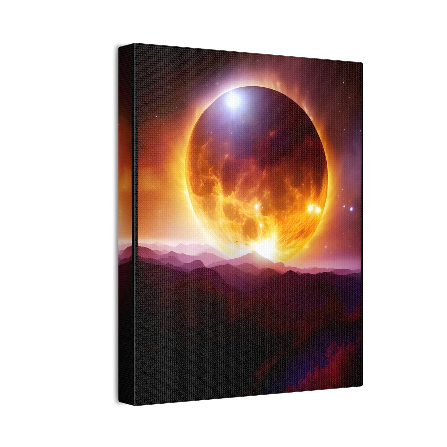 Total eclipse Canvas Stretched, 0.75"