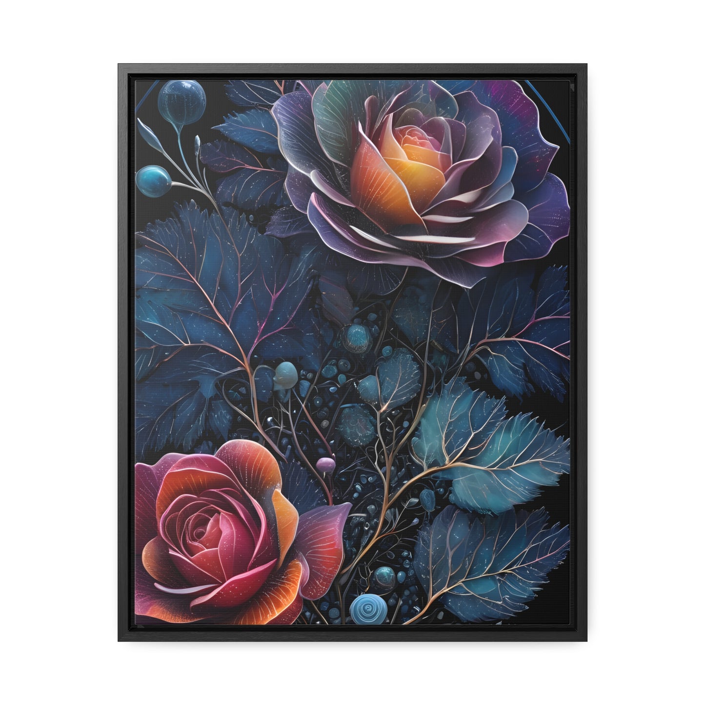 Rosey escapes Gallery Canvas Wraps, Vertical Frame