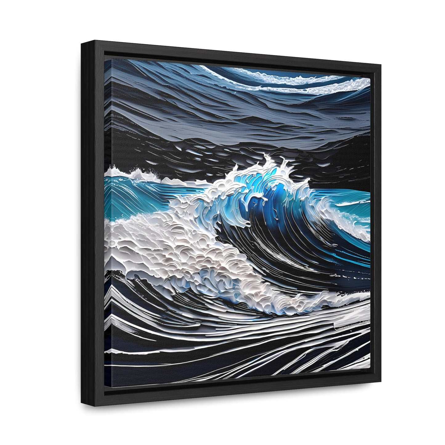 Rough waters framed Canvas Gallery Wrap canvas