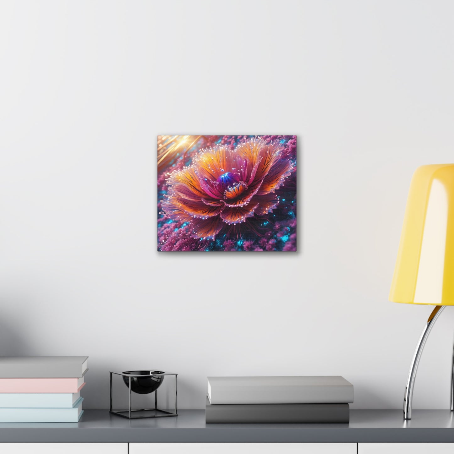 Fiber optic flower 3 Canvas Stretched, 0.75"