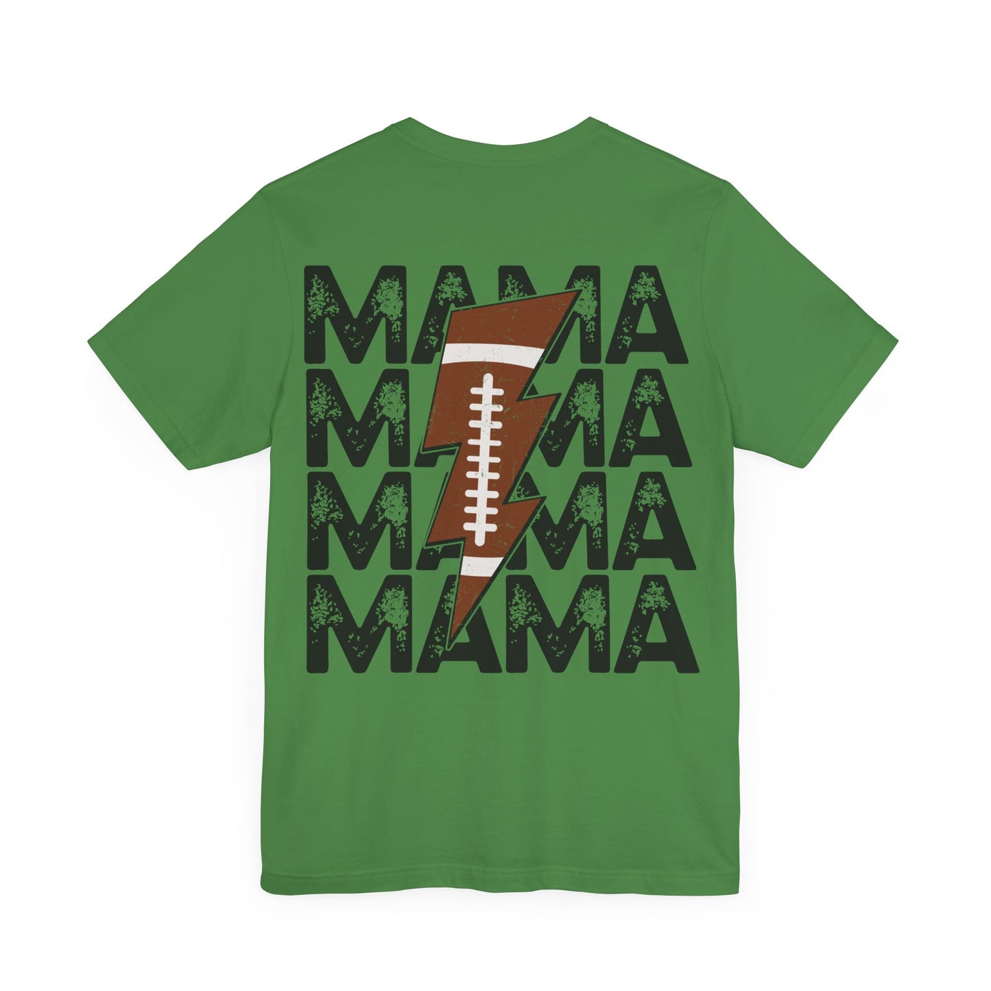 Distressed football mama Unisex Jersey Short Sleeve Tee