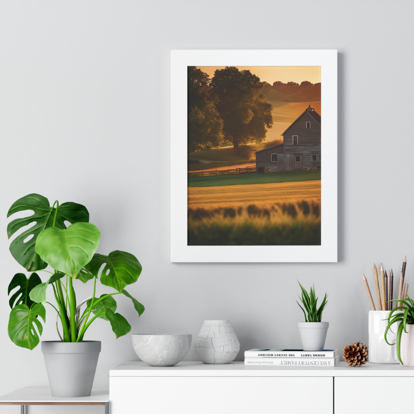 Farmhouse Gallery Canvas Wraps, Vertical Frame