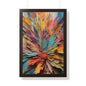 Paper flowers pastel 5 Framed Vertical Poster