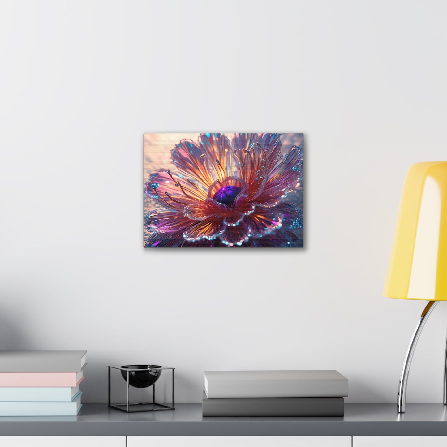 Fiber optic flower 2 Canvas Stretched, 0.75"