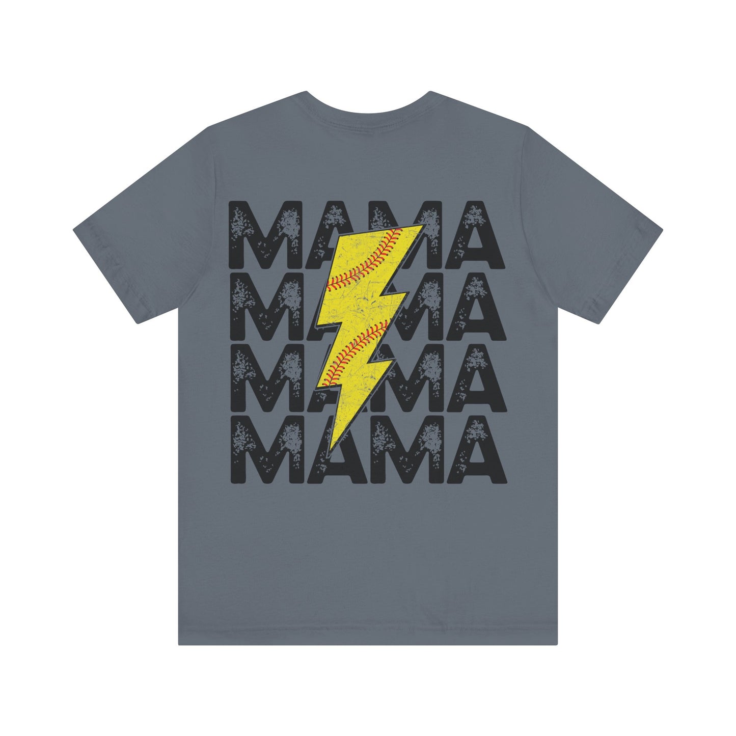 Distressed Softball mama Unisex Jersey Short Sleeve Tee