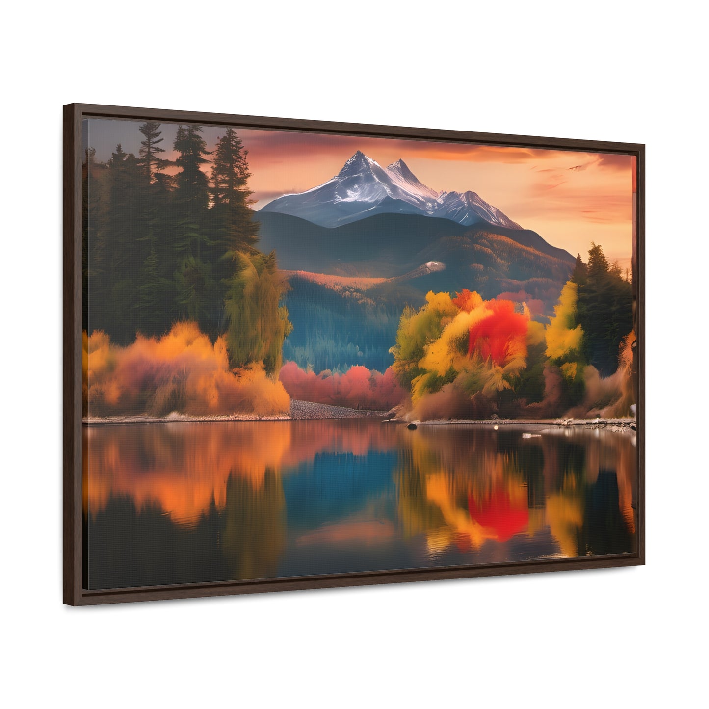 Scenic Mountain View.Gallery Canvas Wraps, Horizontal Frame