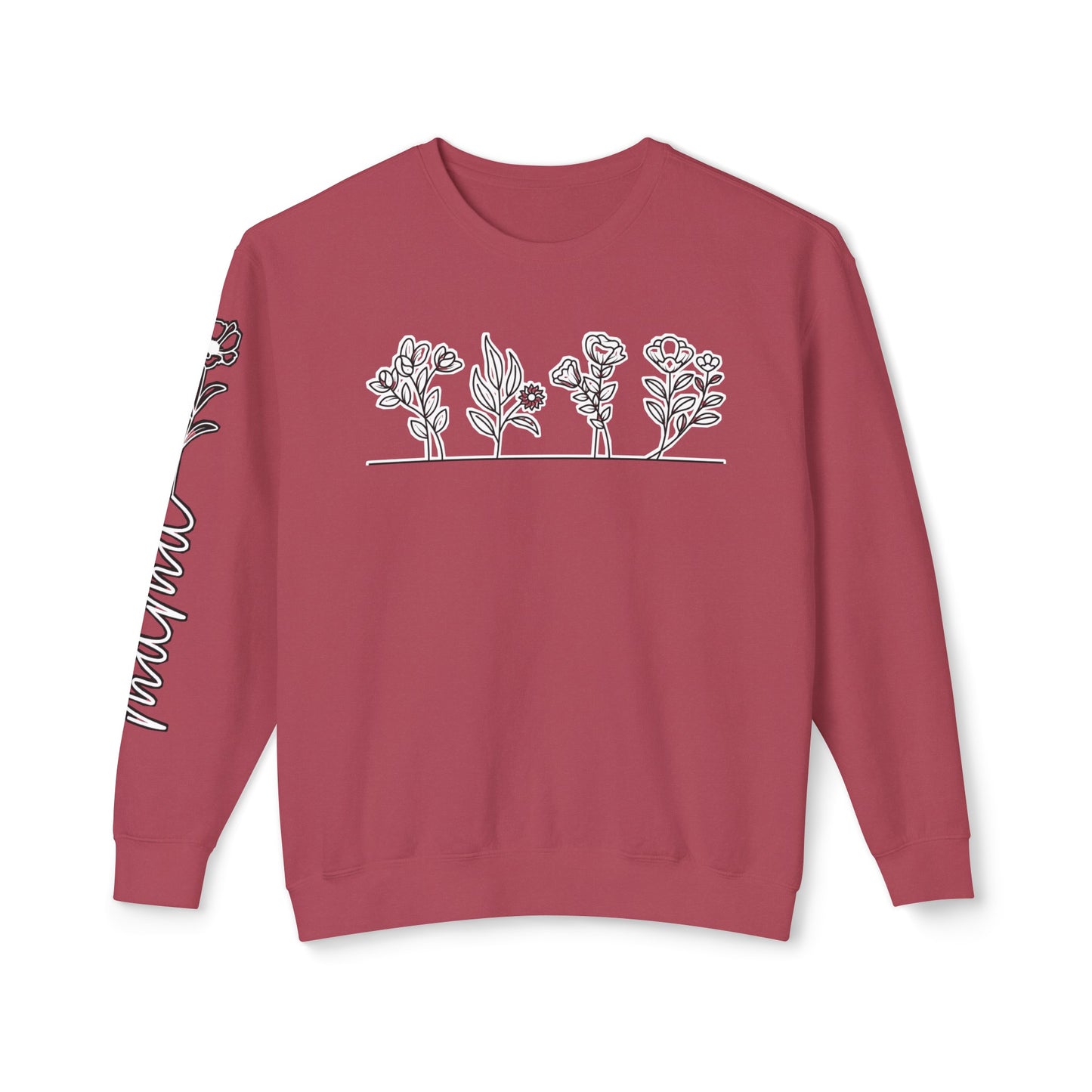 Wildflower Mama Unisex Lightweight Crewneck Sweatshirt